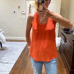 Joie silk racer back tank